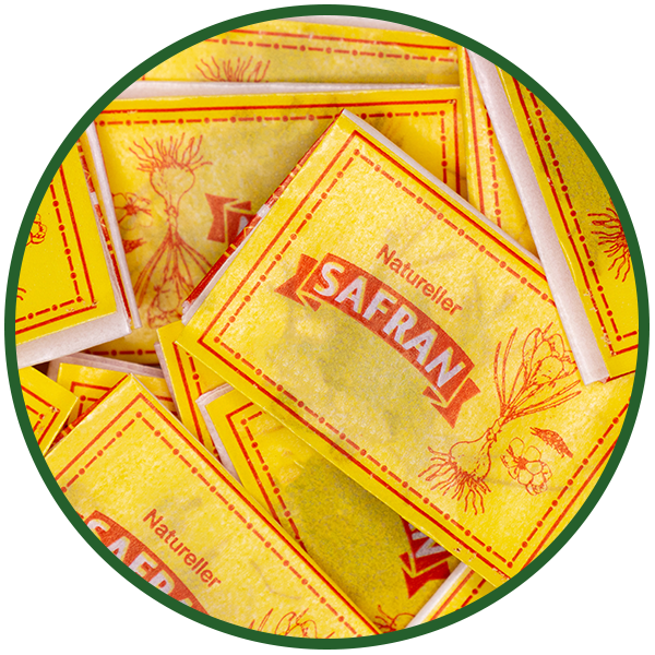 Safranfäden ganz