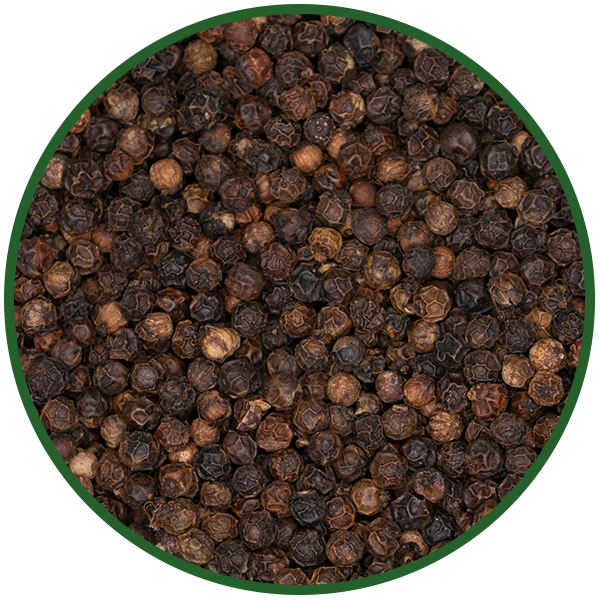 Tellicherry-Pfeffer ganz