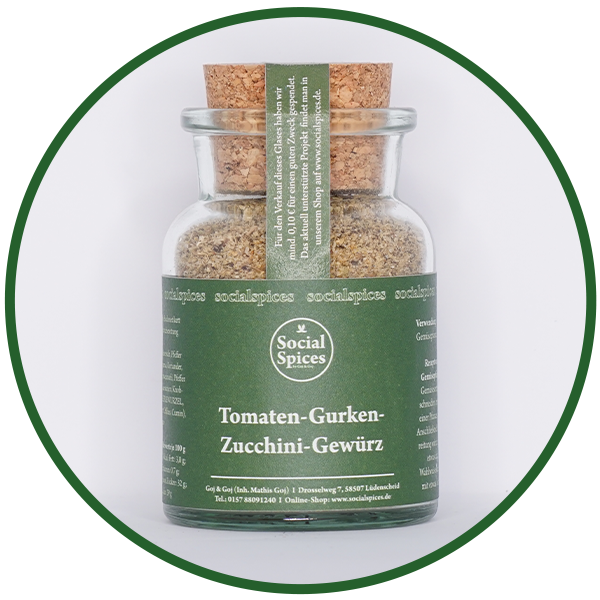 Tomaten-Gurken-Zucchini-Gewürz