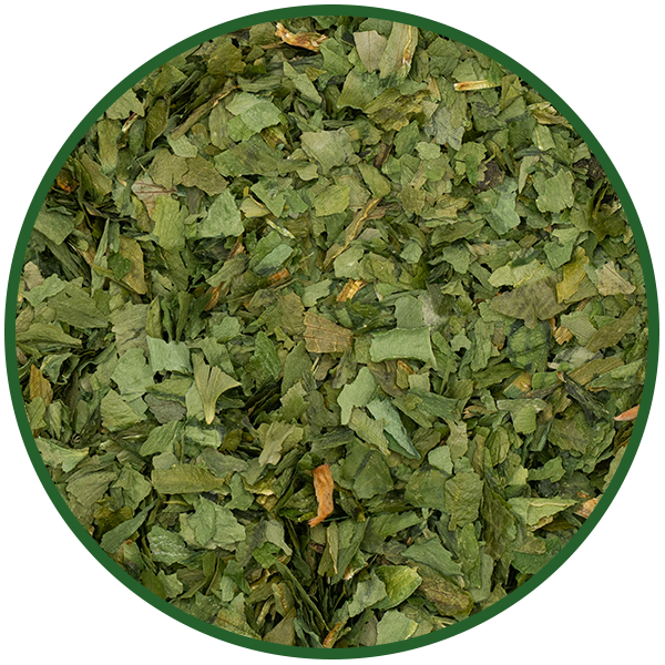 Bärlauchblätter geschnitten