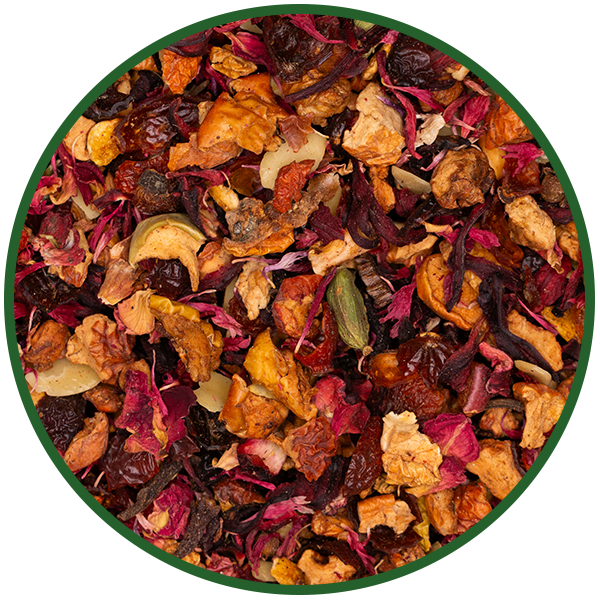 Früchtetee Winterkamin