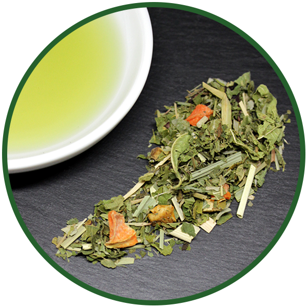 Kräutertee Muntermacher