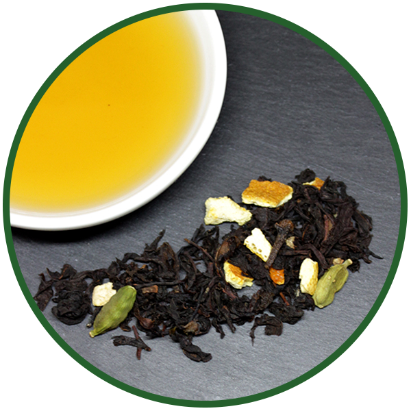 Schwarzer Tee Wintermärchen