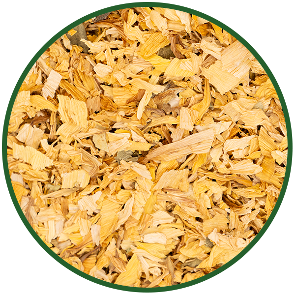 Sonnenblumenblüten geschnitten