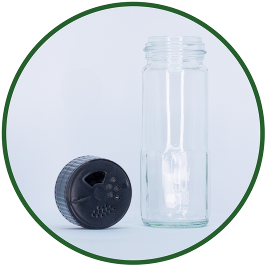 Gewürzglas mit Vario-Streu-Deckel