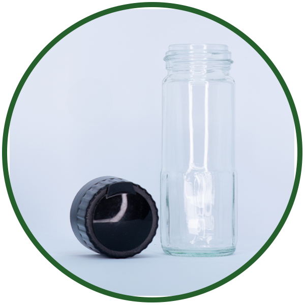 Gewürzglas mit Mahlwerk