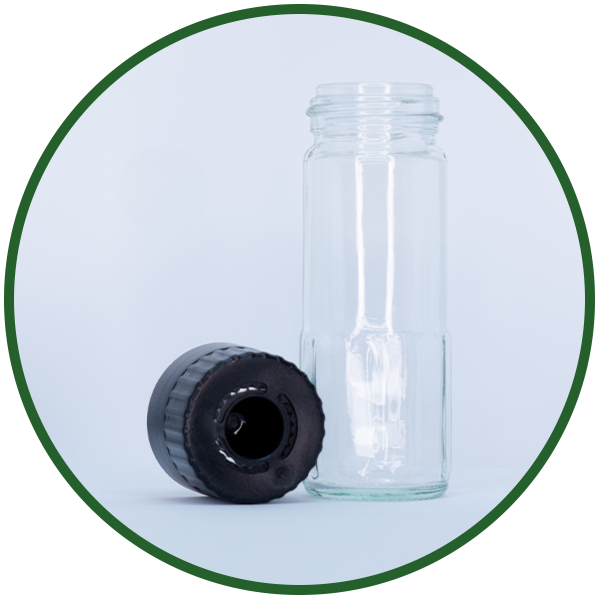 Gewürzglas mit Mahlwerk