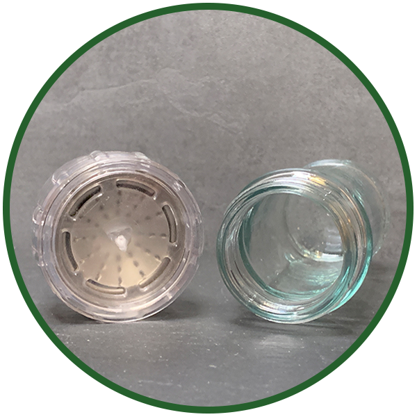 Gewürzglas 110 ml mit Edelstahlmahlwerk transparent