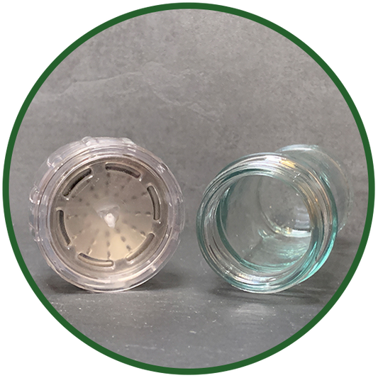Gewürzglas 110 ml mit Edelstahlmahlwerk transparent