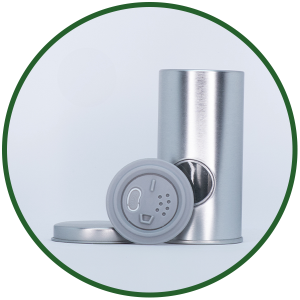 Gewürzdose rund mit Streu-Einsatz