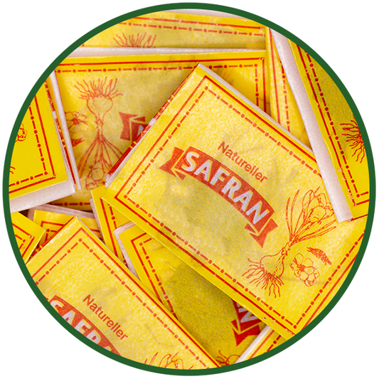 Safranfäden ganz