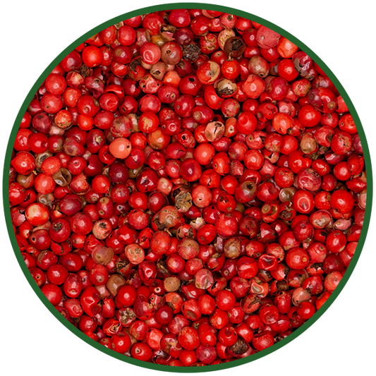 Rosa Beeren ganz (Schinus Terebinthifolius)