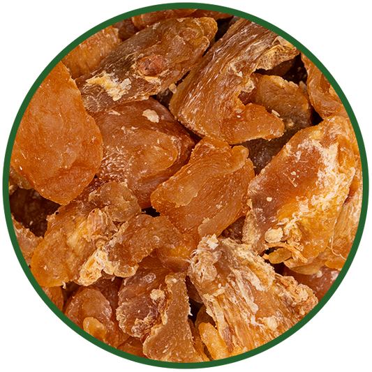 Ingwerstücke scharf ungeschwefelt mit wenig Fruktose gesüßt