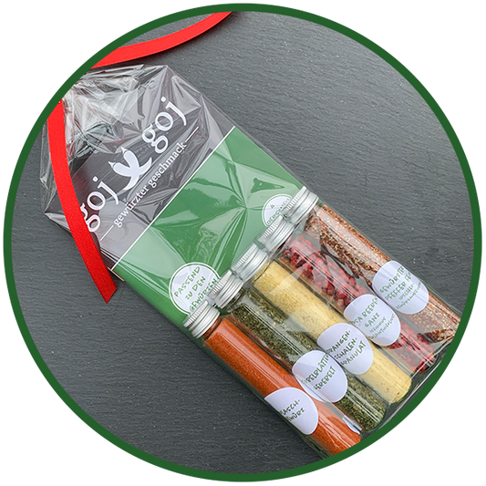 Gewürzset mit Rezepten